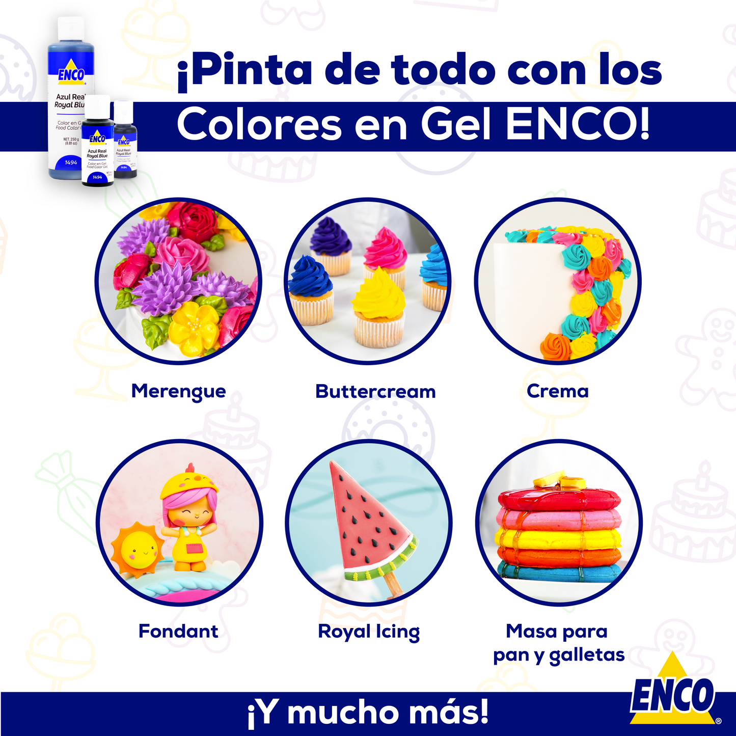 Colorante en gel Enco Super Negro