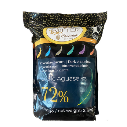 Chocolate amargo 72% Wolter Aguaselva