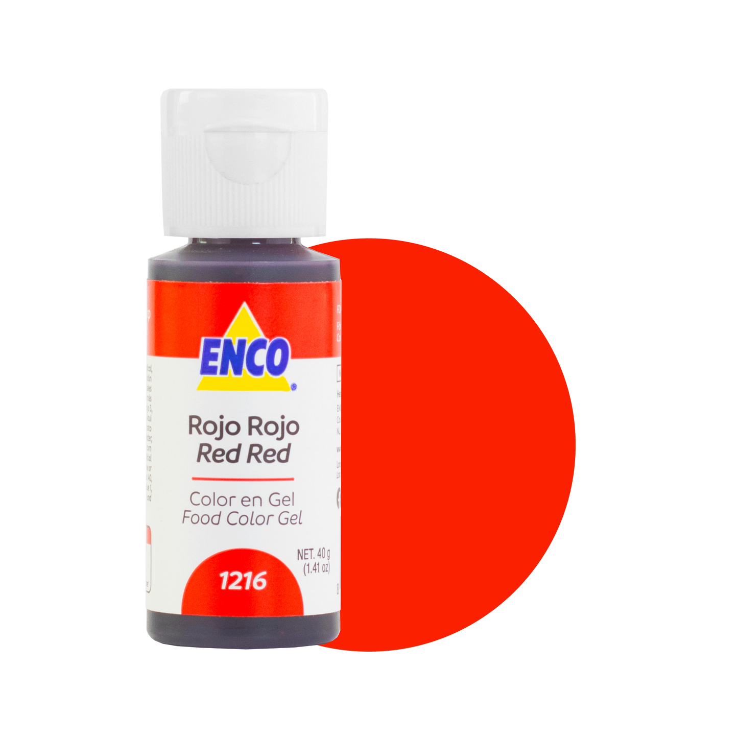 Colorante en gel Enco Rojo Rojo