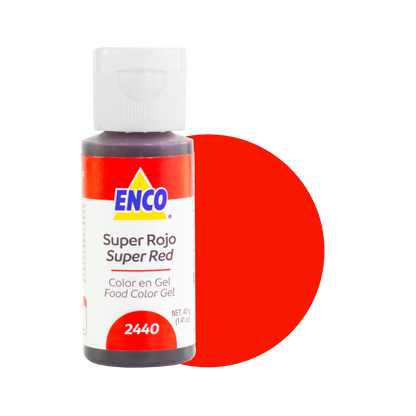 Colorante en gel Enco Super Rojo