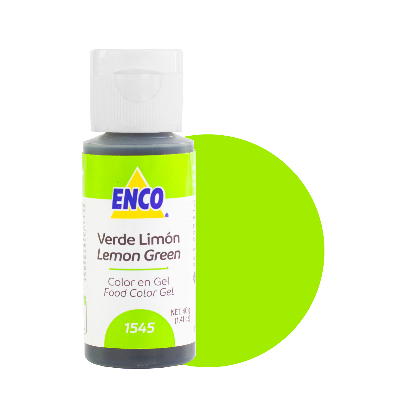 Colorante en gel Enco Verde Limón