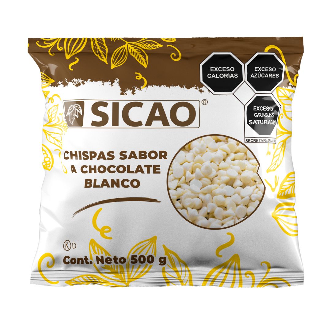 Chispas sabor chocolate blanco