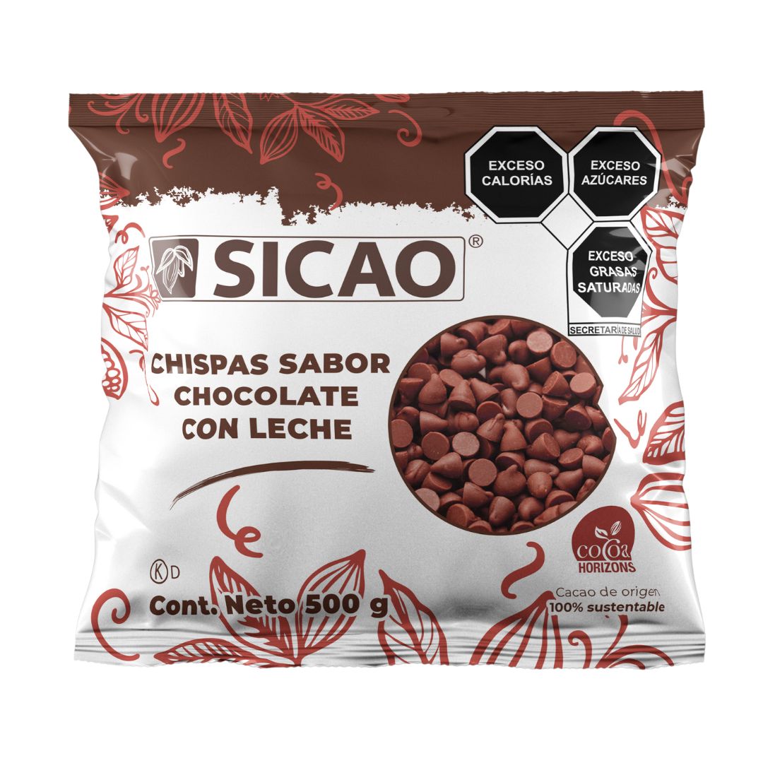 Chispas sabor chocolate con leche